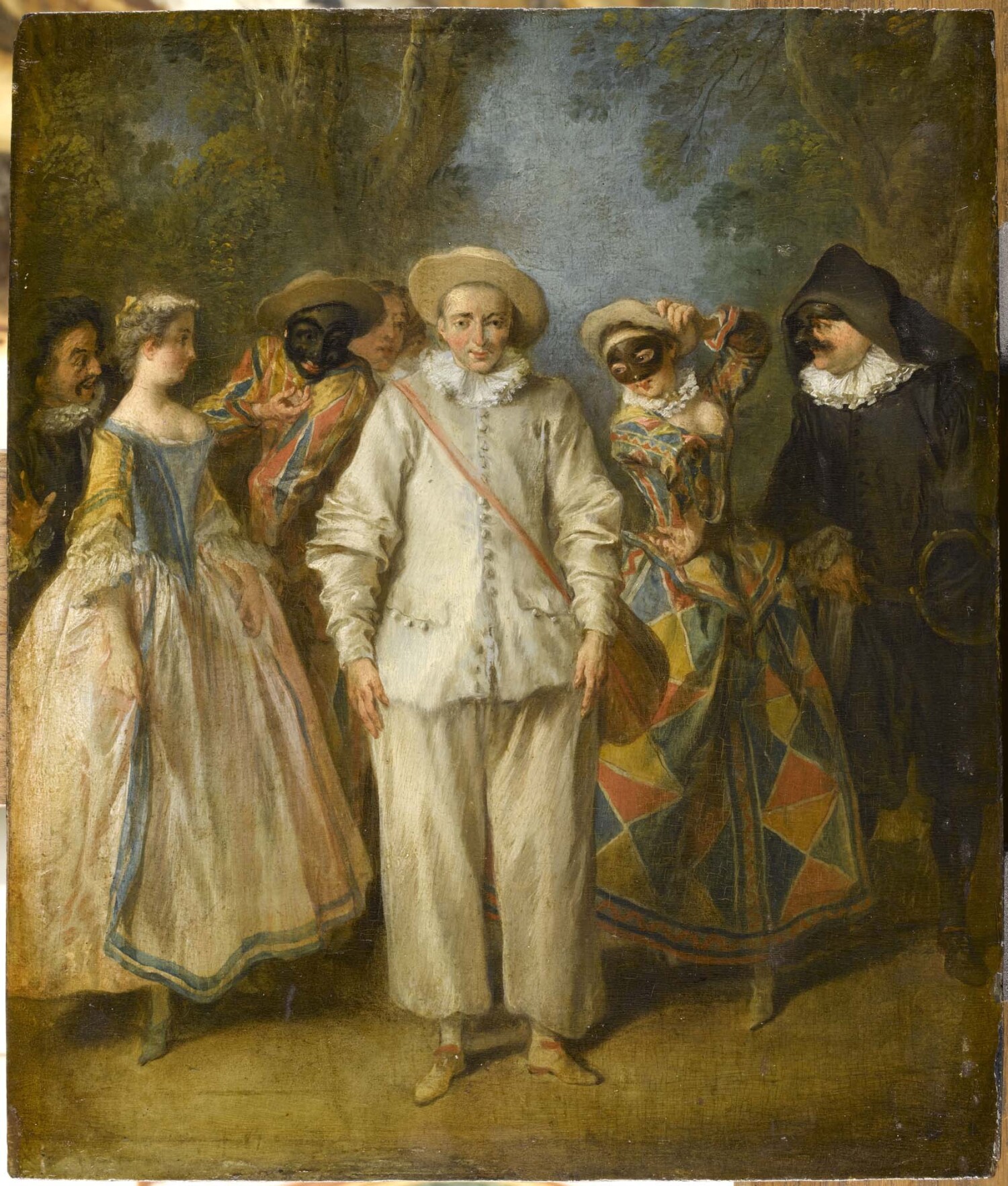 12. Nicolas Lancret, Les Acteurs de la Comédie Italienne © GrandPalaisRmn (musée du Louvre)  Stéphane Maréchalle-jpg